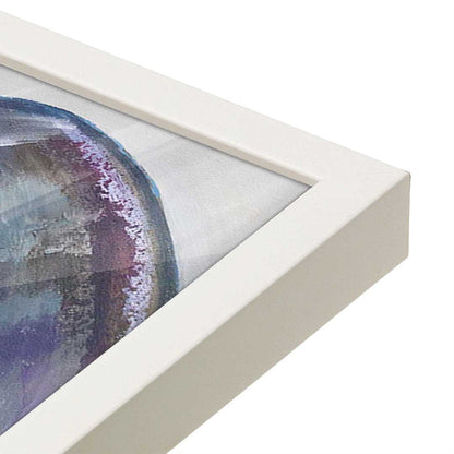 [Color:Opaque White], Picture of art in a Opaque White frame at an angle