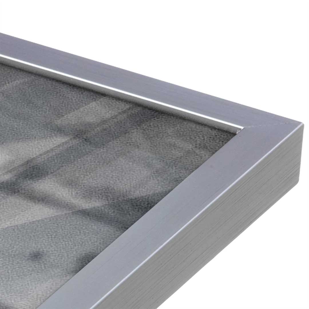 [Color:Polished Chrome], Picture of art in a Polished Chrome frame at an angle