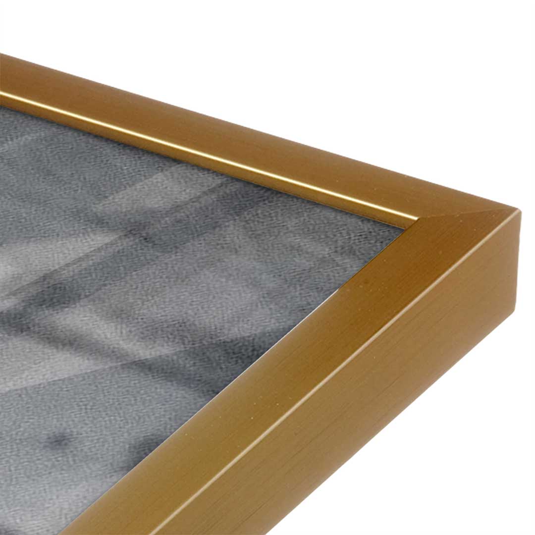 [Color:Polished Gold], Picture of art in a Polished Gold frame at an angle