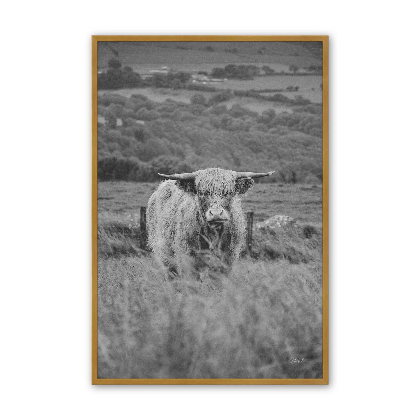 [Color:Polished Gold], Picture of art in a Polished Gold frame