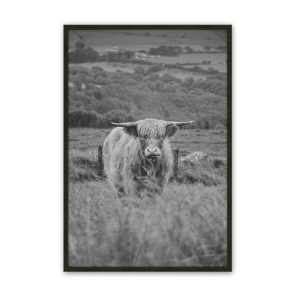 [Color:Satin Black], Picture of art in a Satin Black frame