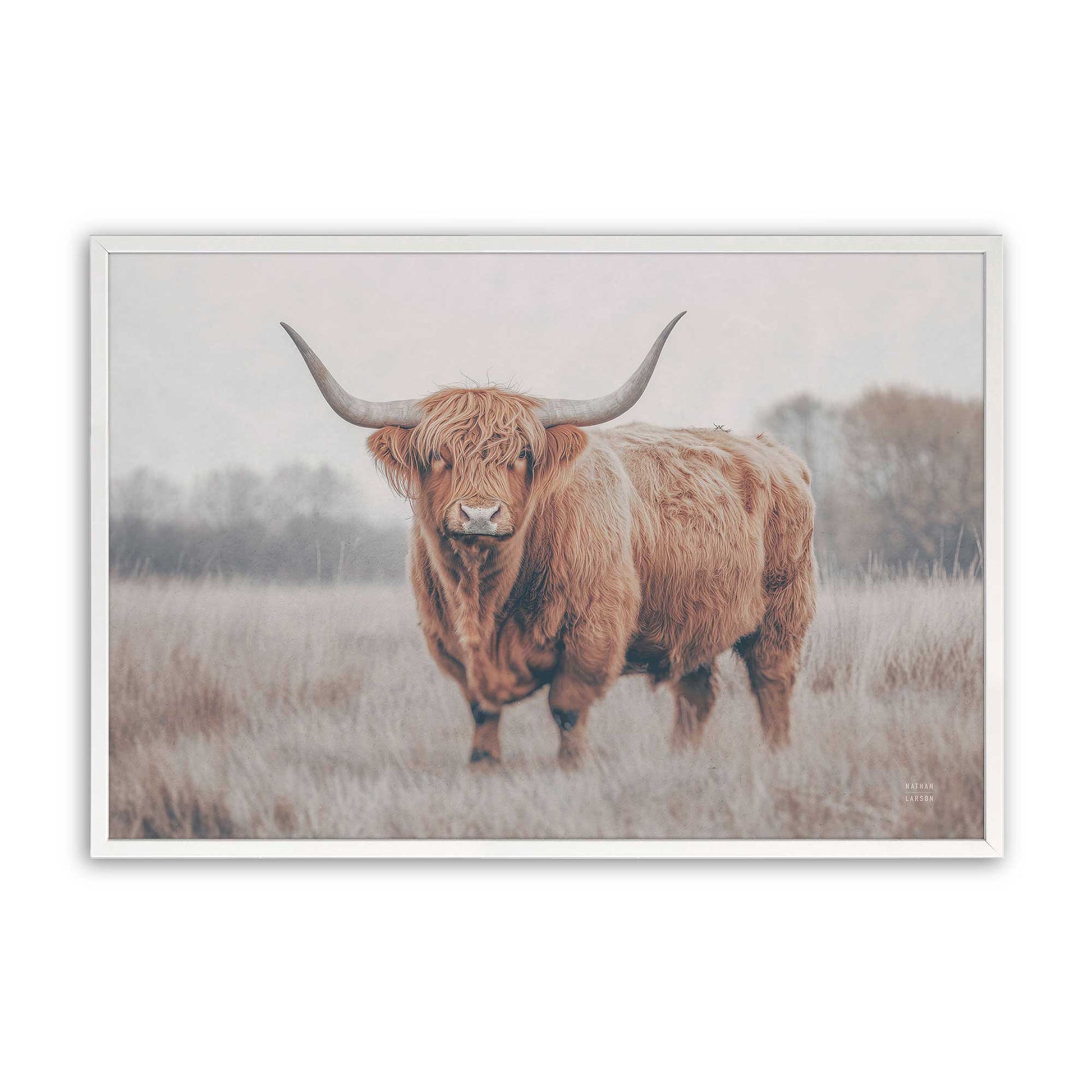[Color:Opaque White], Picture of art in a Opaque White frame