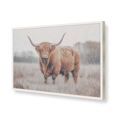 [Color:Opaque White], Picture of art in a Opaque White frame of the corner