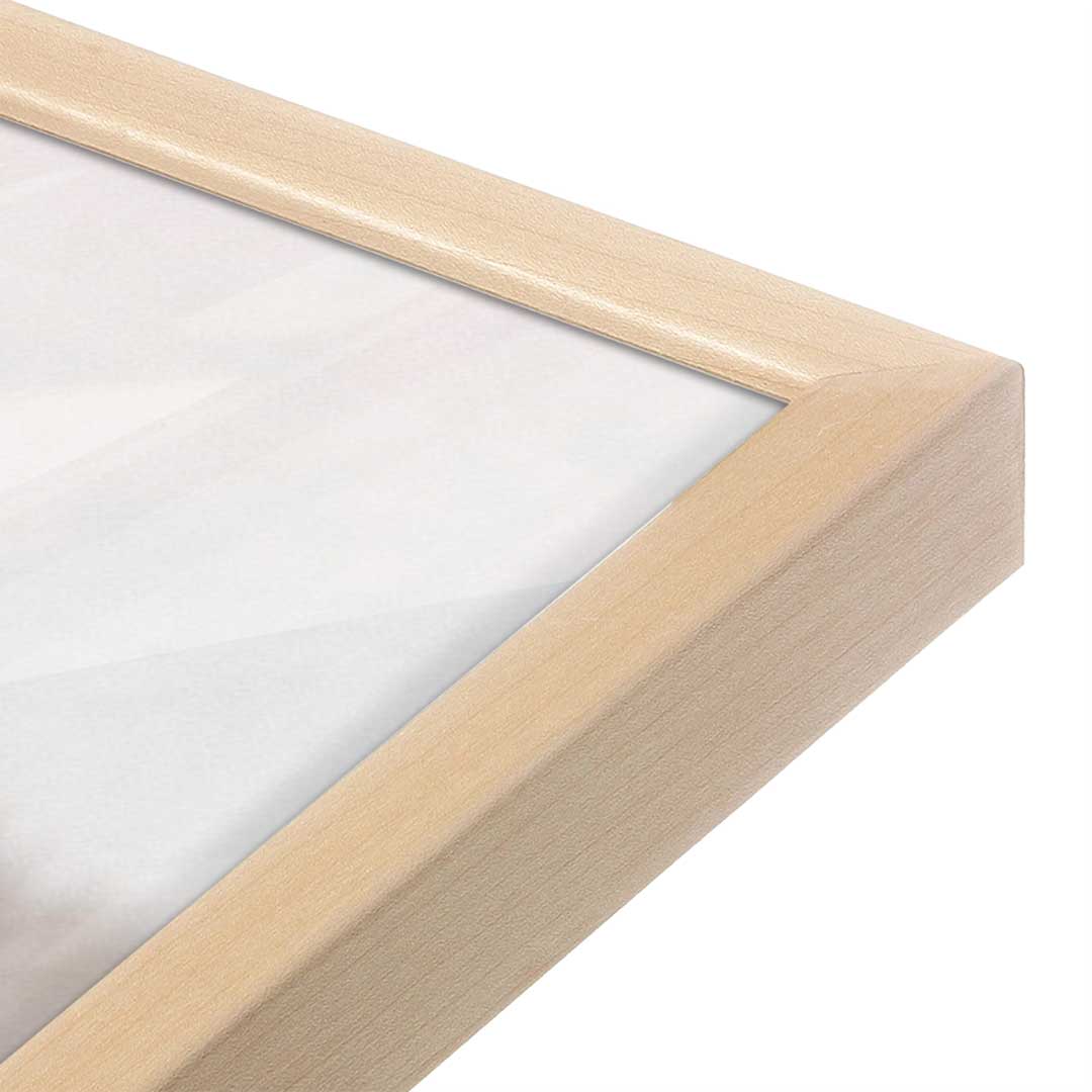 [Color:Raw Maple], Picture of art in a Raw Maple frame at an angle