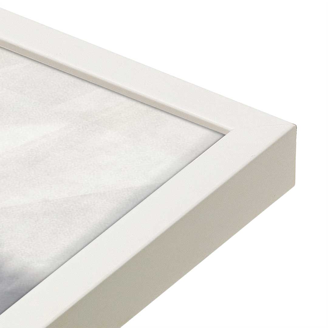 [Color:Opaque White], Picture of art in a Opaque White frame at an angle