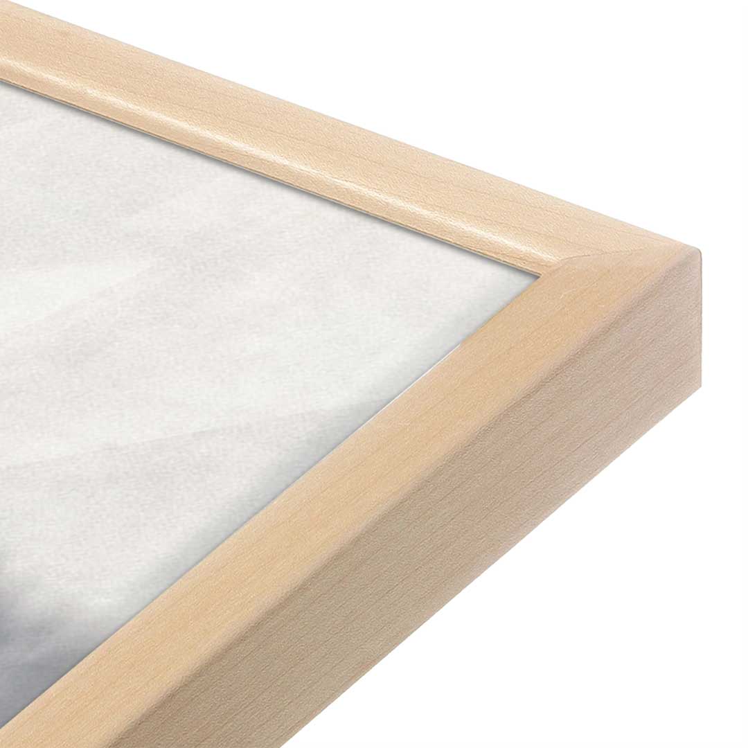 [Color:Raw Maple], Picture of art in a Raw Maple frame at an angle