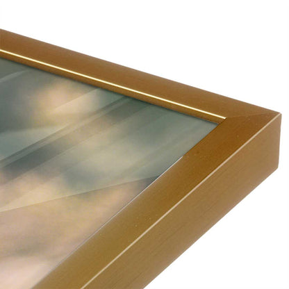 [Color:Polished Gold], Picture of art in a Polished Gold frame at an angle
