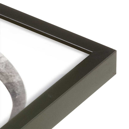 [Color:Satin Black], Picture of art in a Satin Black frame at an angle