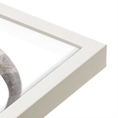 [Color:Opaque White], Picture of art in a Opaque White frame at an angle
