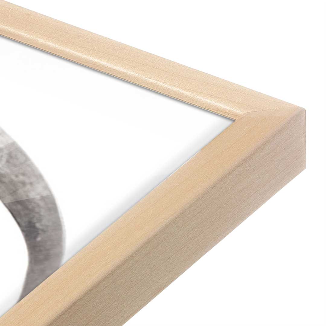 [Color:Raw Maple], Picture of art in a Raw Maple frame at an angle