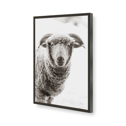 [Color:Satin Black], Picture of art in a Satin Black frame of the corner