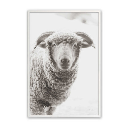 [Color:Opaque White], Picture of art in a Opaque White frame