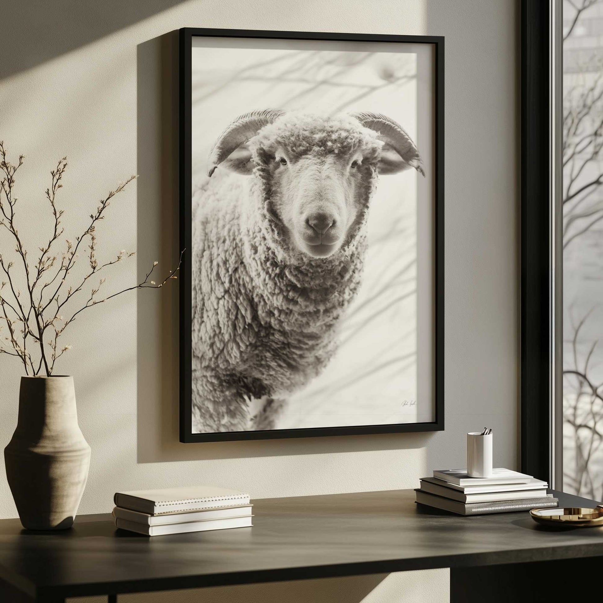 Picture of art in a room
