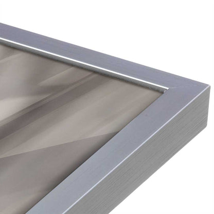 [Color:Polished Chrome], Picture of art in a Polished Chrome frame at an angle