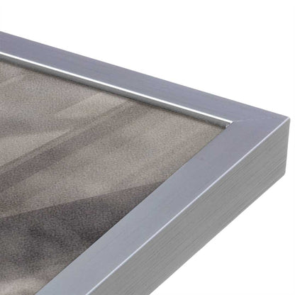 [Color:Polished Chrome], Picture of art in a Polished Chrome frame at an angle