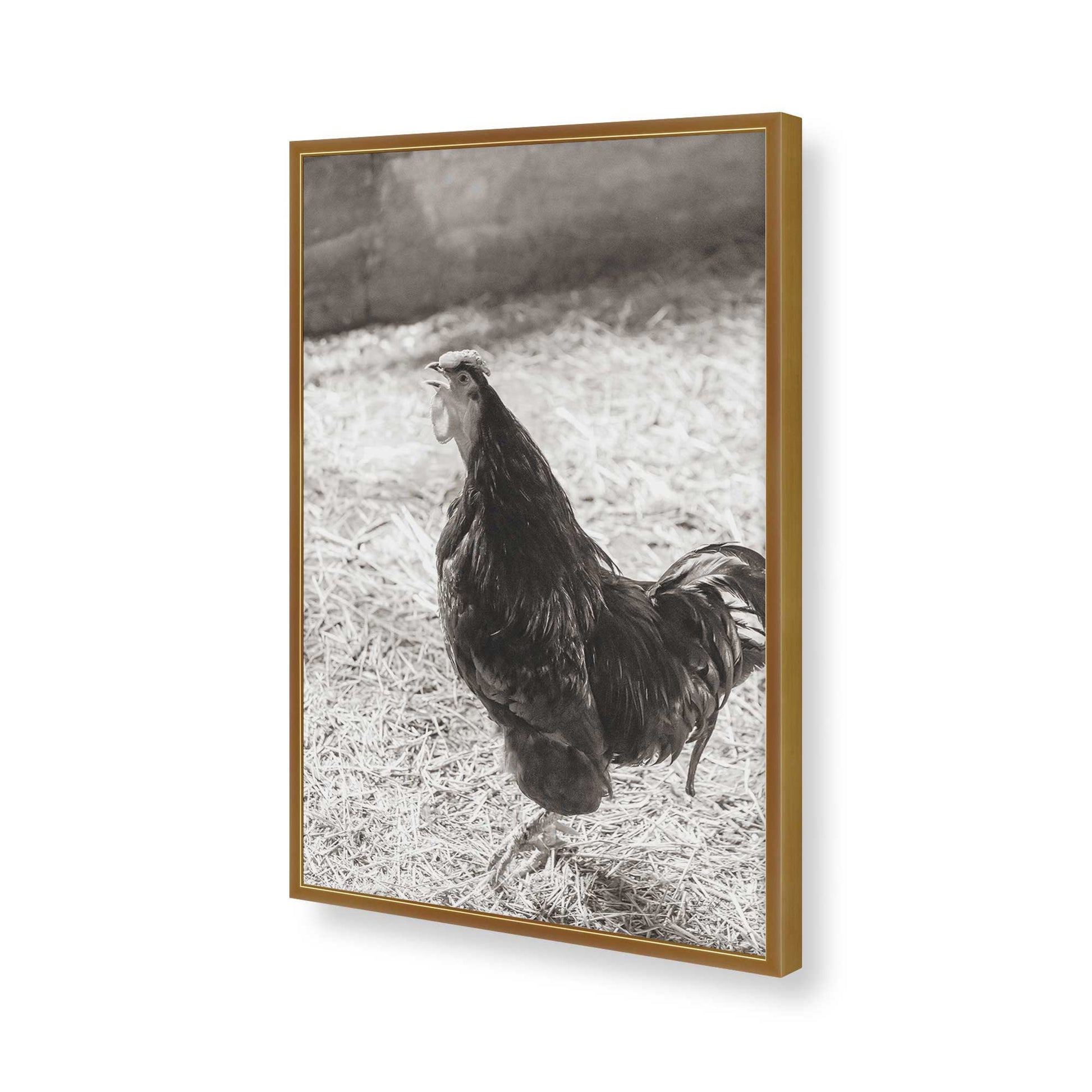 [Color:Polished Gold], Picture of art in a Polished Gold frame of the corner