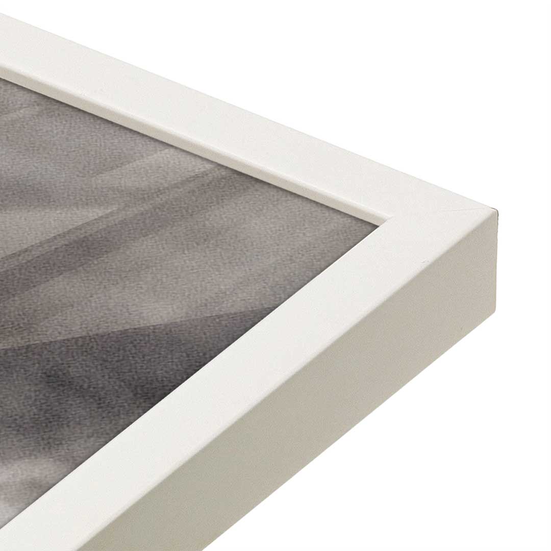 [Color:Opaque White], Picture of art in a Opaque White frame at an angle