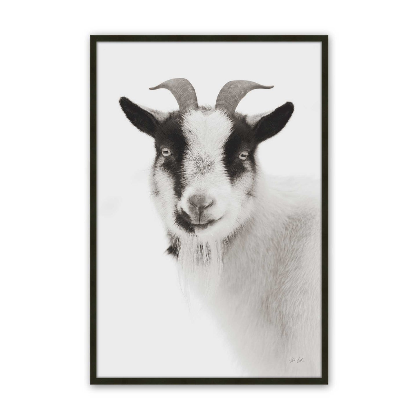 [Color:Satin Black], Picture of art in a Satin Black frame