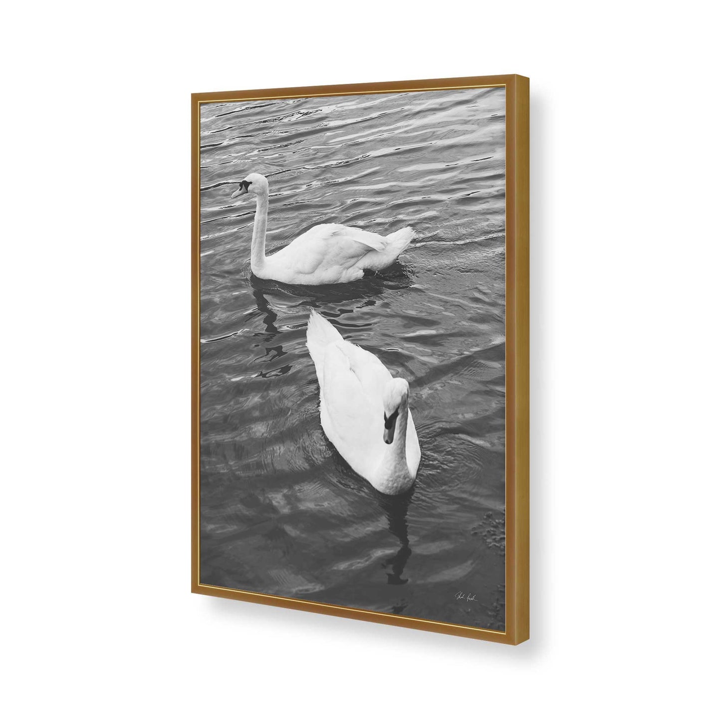 [Color:Polished Gold], Picture of art in a Polished Gold frame of the corner
