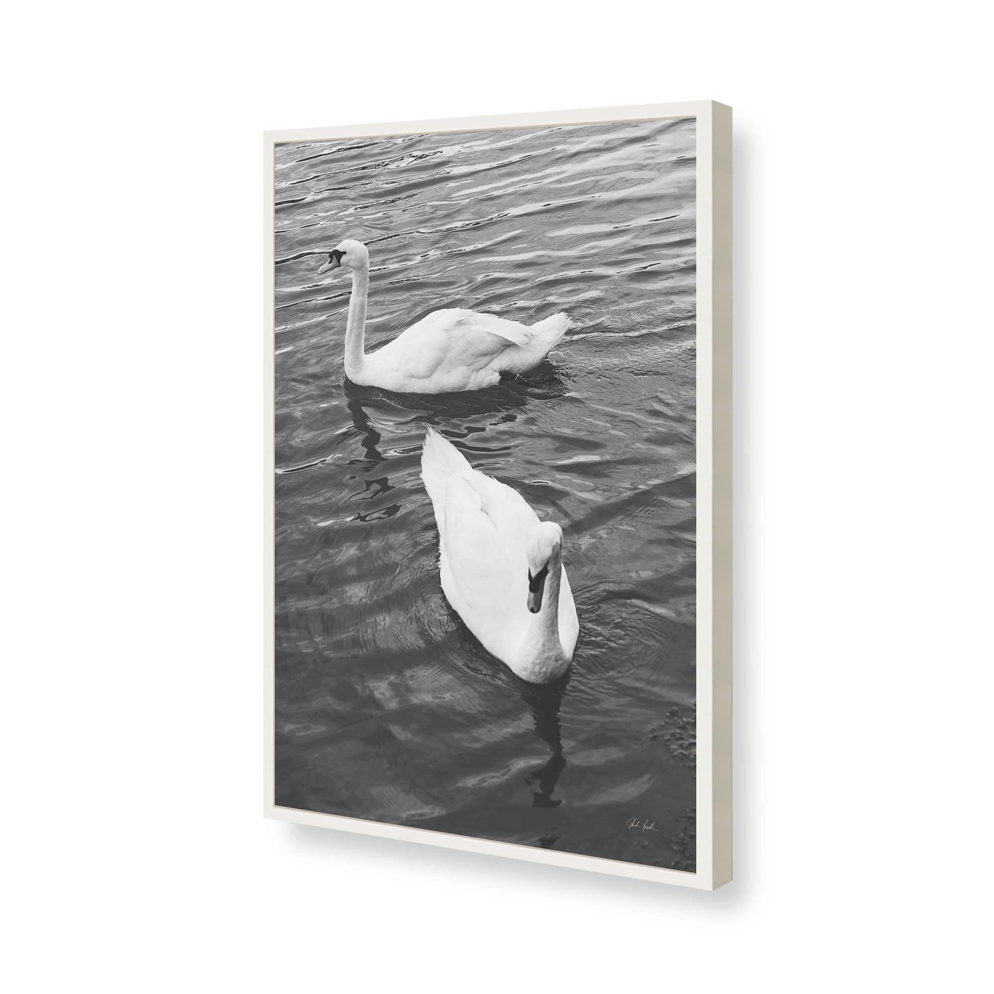[Color:Opaque White], Picture of art in a Opaque White frame of the corner