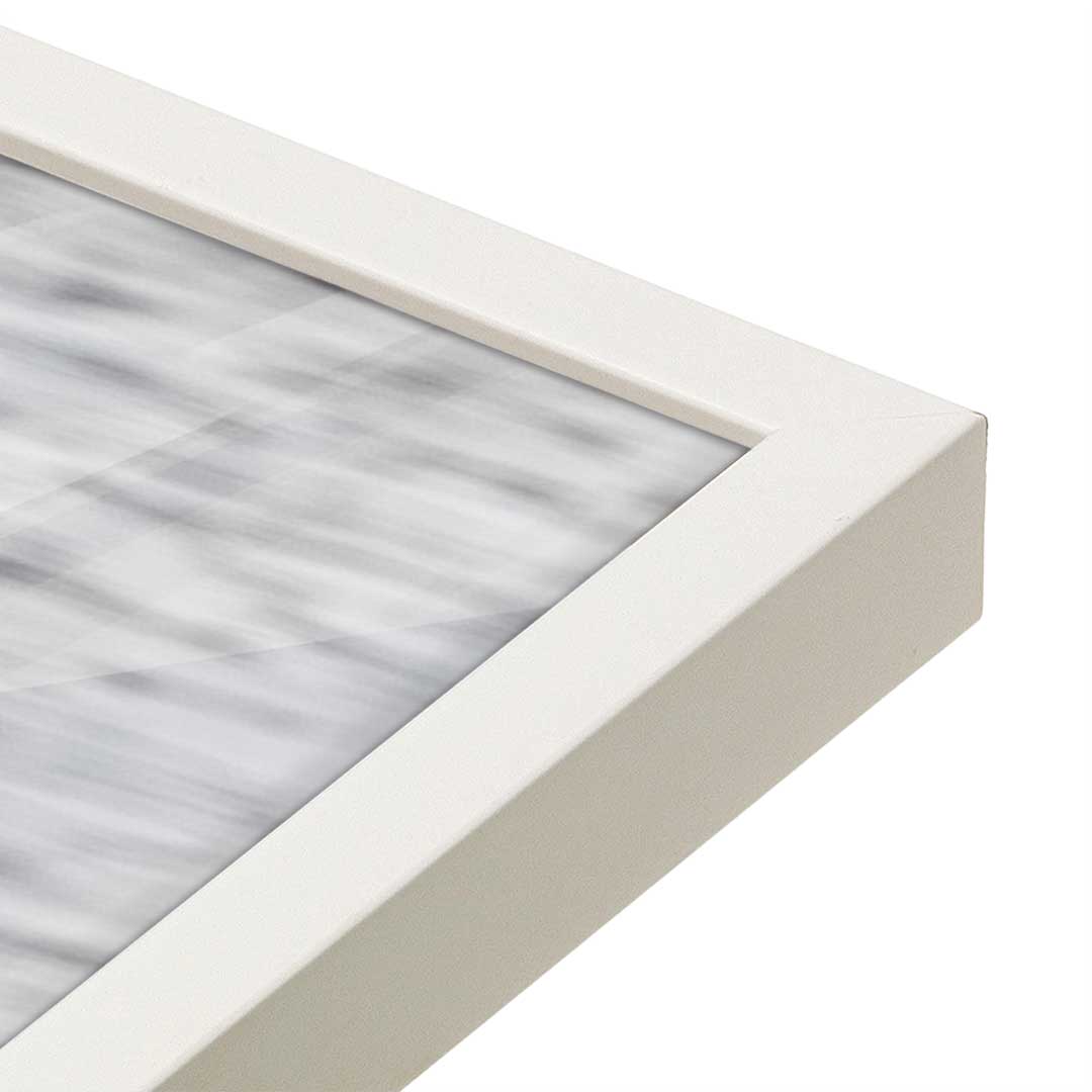 [Color:Opaque White], Picture of art in a Opaque White frame at an angle