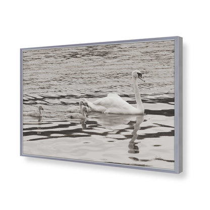 [Color:Polished Chrome], Picture of art in a Polished Chrome frame of the corner