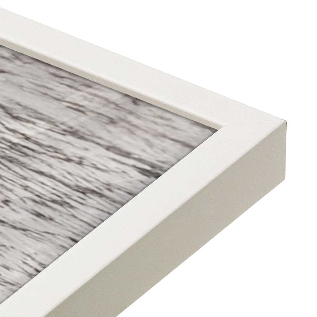 [Color:Opaque White], Picture of art in a Opaque White frame at an angle