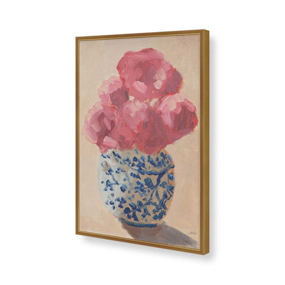 [Color:Polished Gold], Picture of art in a Polished Gold frame of the corner