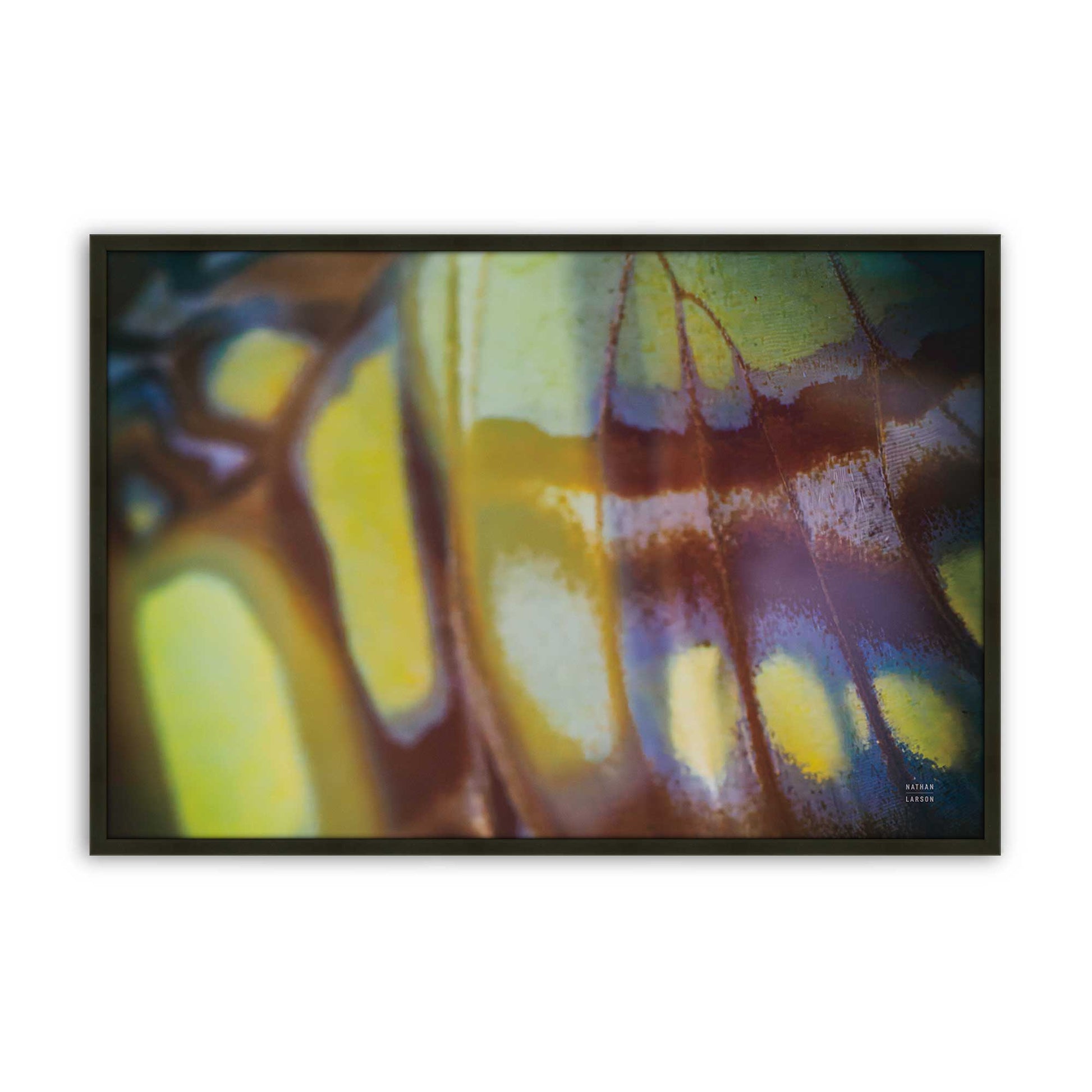 [Color:Satin Black], Picture of art in a Satin Black frame