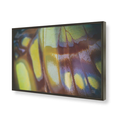 [Color:Satin Black], Picture of art in a Satin Black frame of the corner