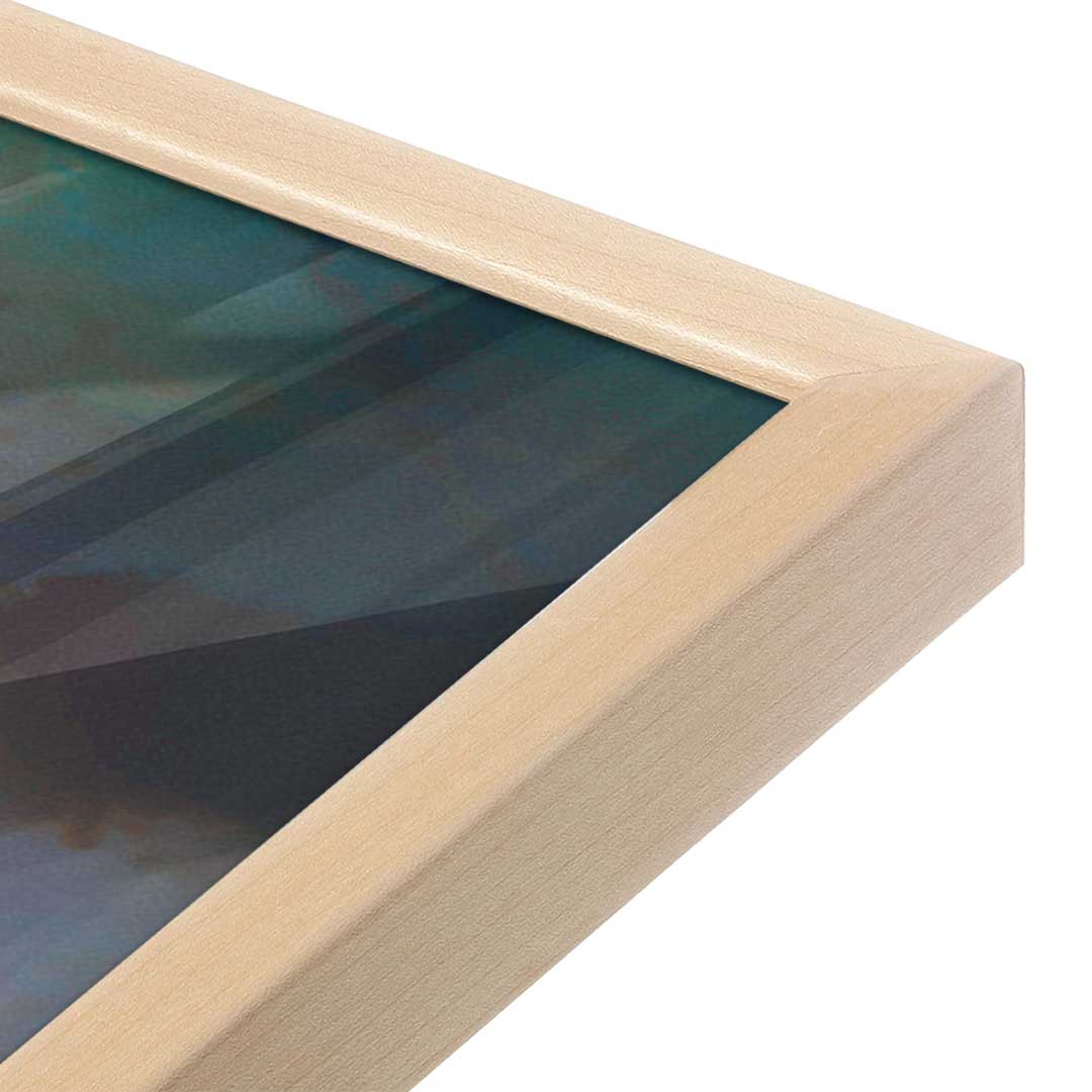 [Color:Raw Maple], Picture of art in a Raw Maple frame at an angle