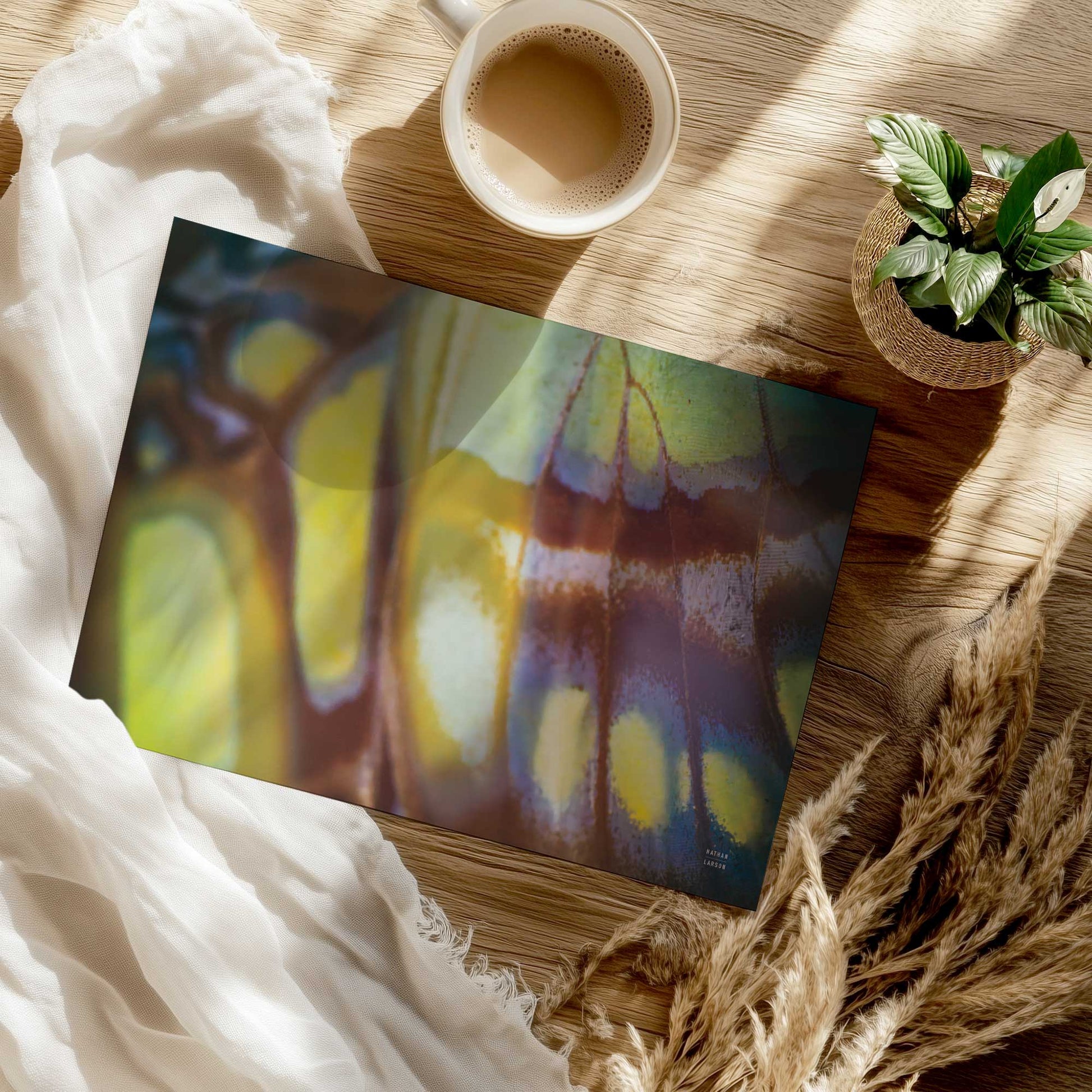 [Color:Rolled Print], Picture of close up of art