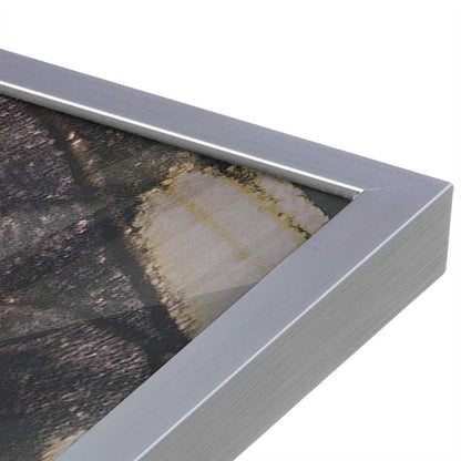 [Color:Polished Chrome], Picture of art in a Polished Chrome frame at an angle