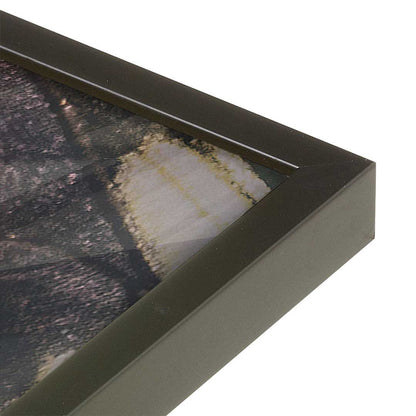 [Color:Satin Black], Picture of art in a Satin Black frame at an angle