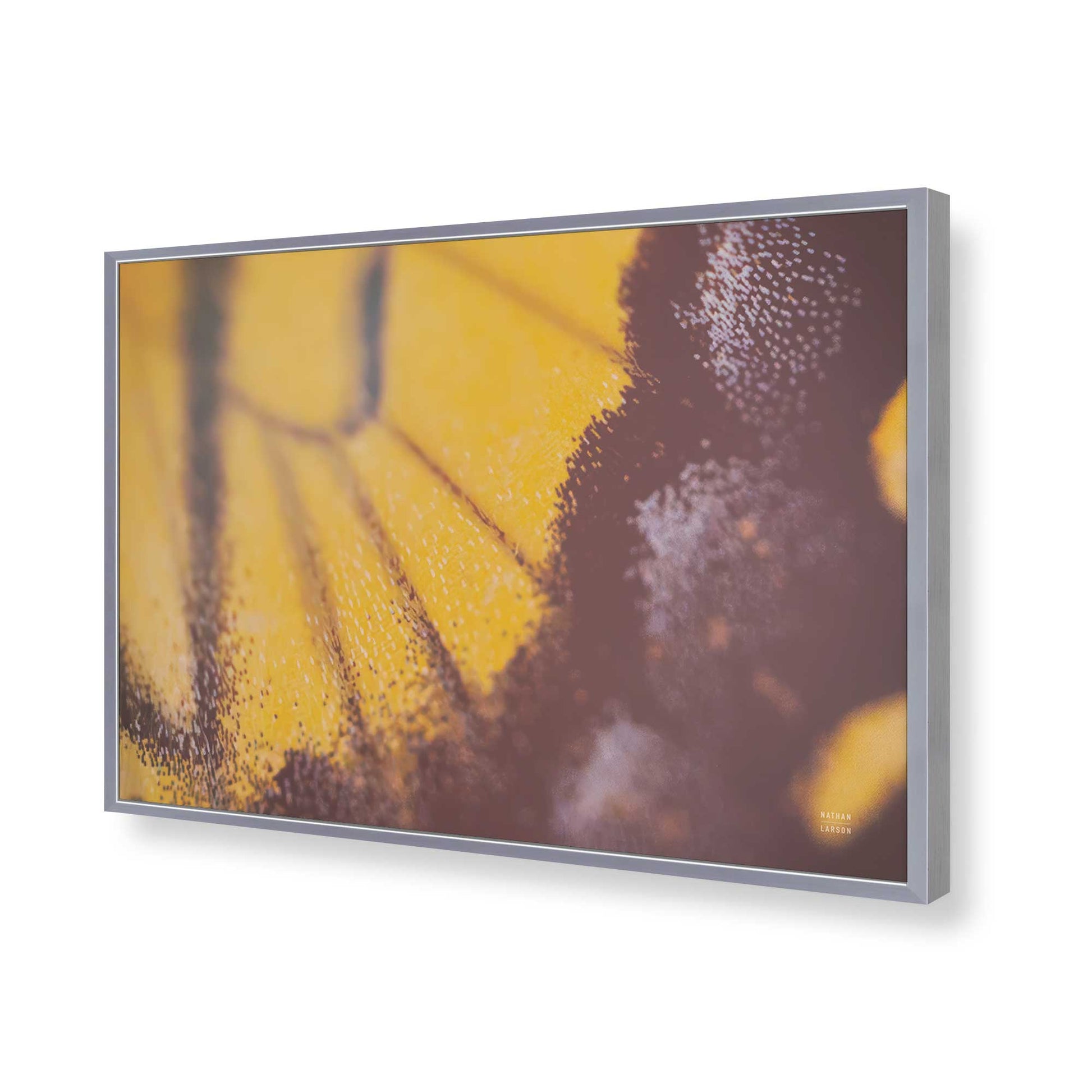 [Color:Polished Chrome], Picture of art in a Polished Chrome frame of the corner