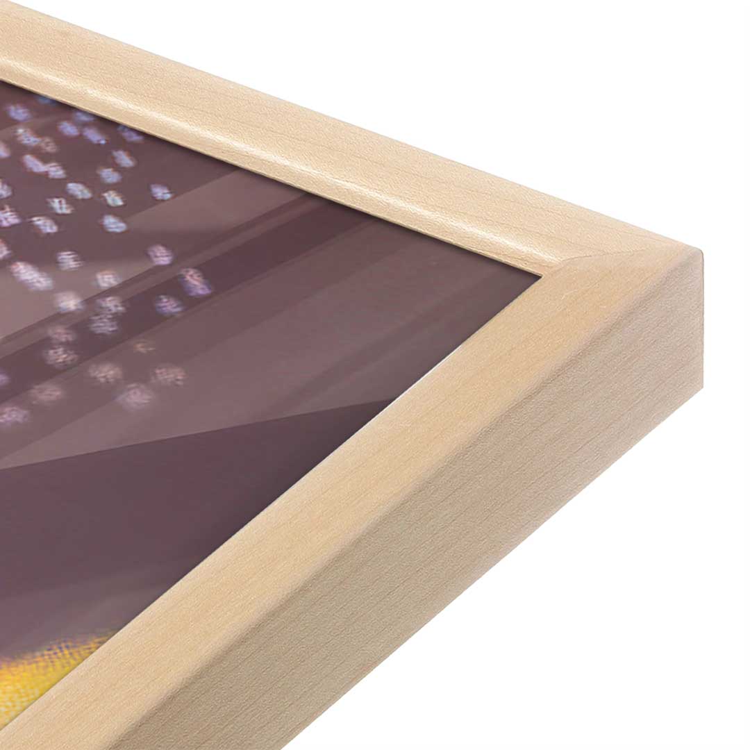 [Color:Raw Maple], Picture of art in a Raw Maple frame at an angle
