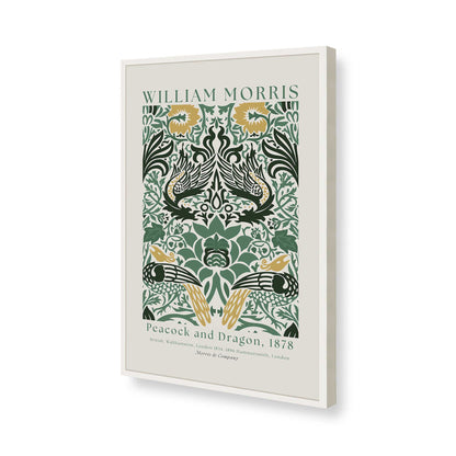 [Color:Opaque White], Picture of art in a Opaque White frame of the corner