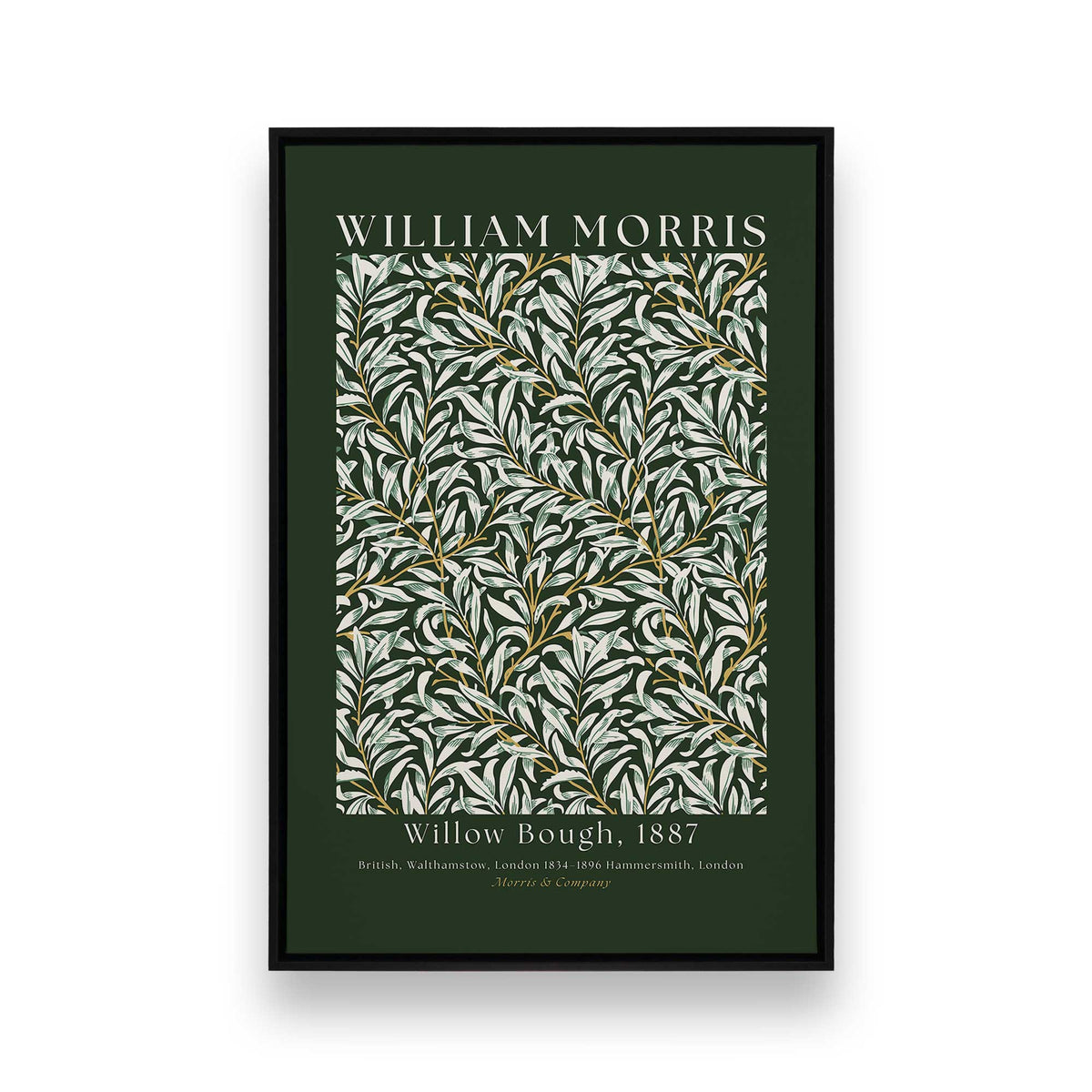 [Color:Satin Black], Picture of art in a Satin Black frame