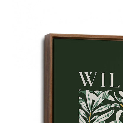 [Color:Walnut], Picture of art in a Walnut frame at an angle