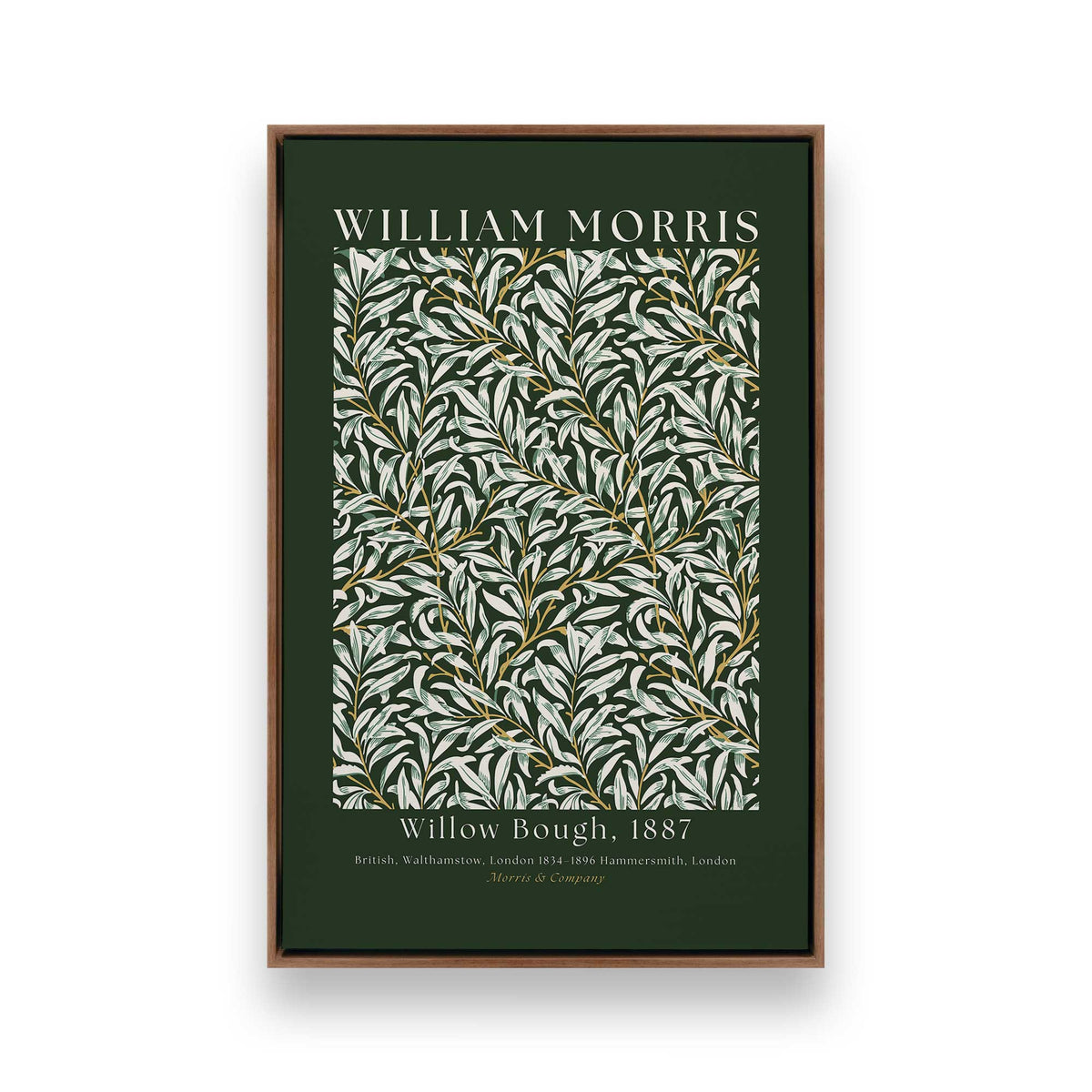[Color:Walnut], Picture of art in a Walnut frame