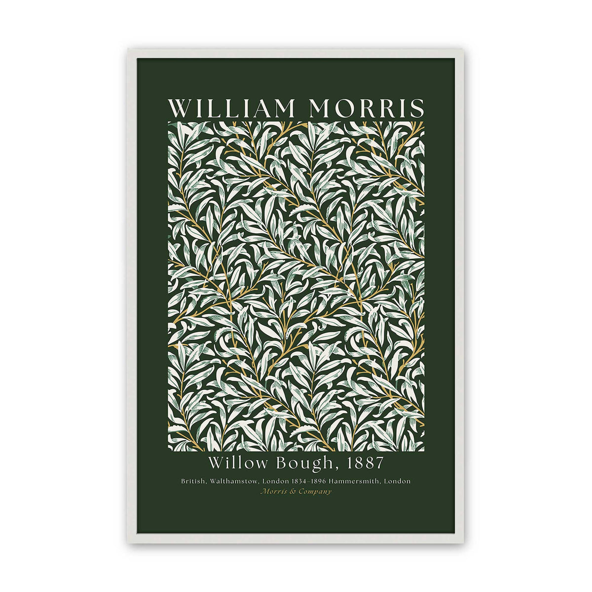 [Color:Opaque White], Picture of art in a Opaque White frame