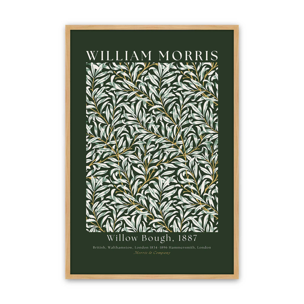[Color:American Maple], Picture of art in a American Maple frame