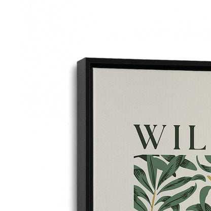 [Color:Satin Black], Picture of art in a Satin Black frame at an angle