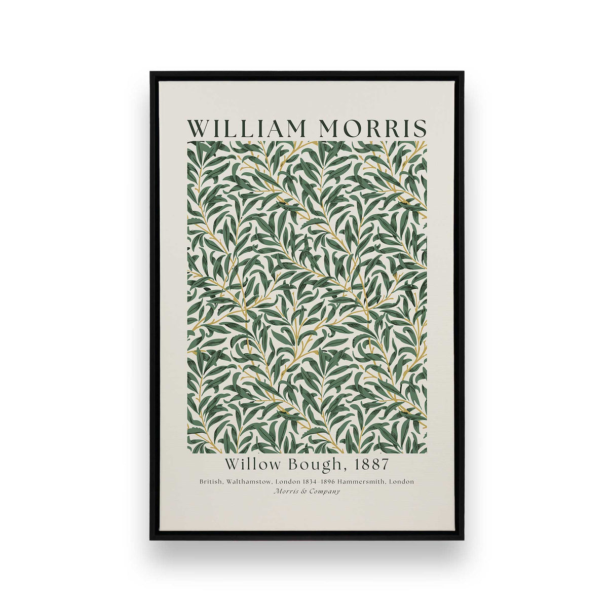 [Color:Satin Black], Picture of art in a Satin Black frame