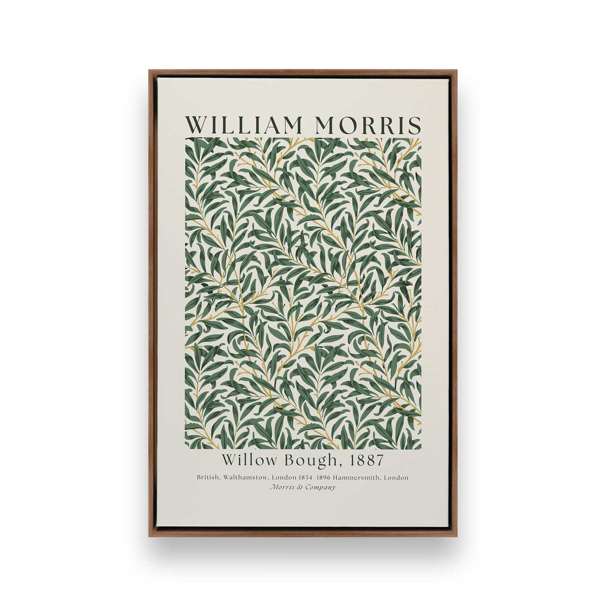 [Color:Walnut], Picture of art in a Walnut frame