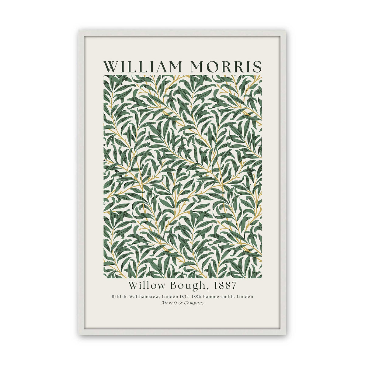 [Color:Opaque White], Picture of art in a Opaque White frame