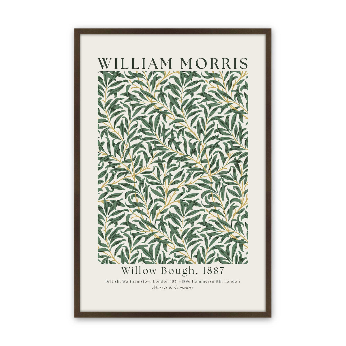 [Color:Belvinder Brown], Picture of art in a Belvinder Brown frame