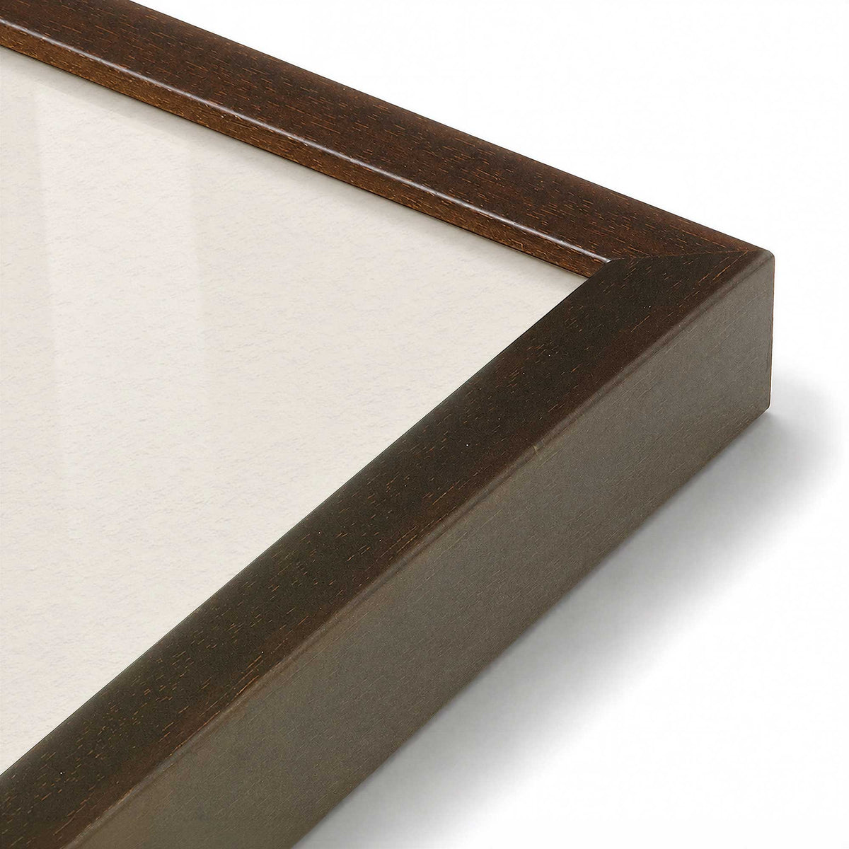 [Color:Belvinder Brown], Picture of art in a Belvinder Brown frame at an angle