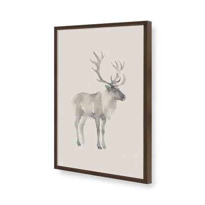 [Color:Brown], Picture of art in a Brown frame of the corner
