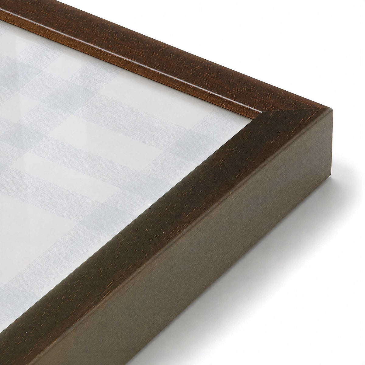[Color:Belvinder Brown], Picture of art in a Belvinder Brown frame at an angle